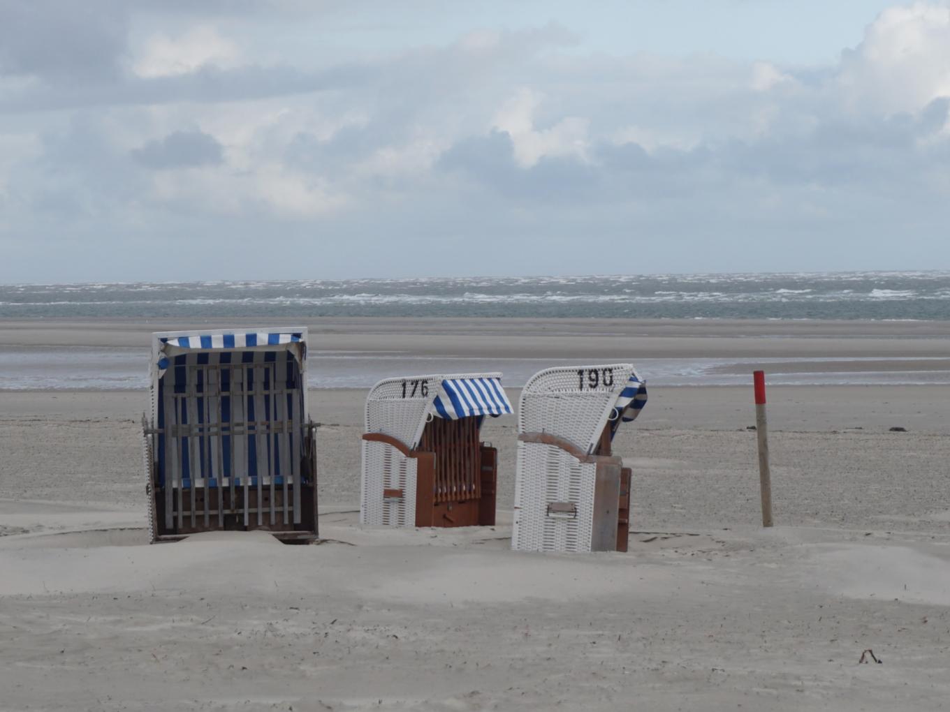 Strandkörbe am Strand