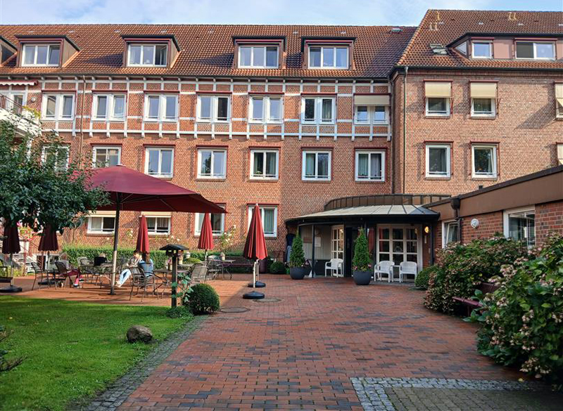 Ein Haus mit Eingang