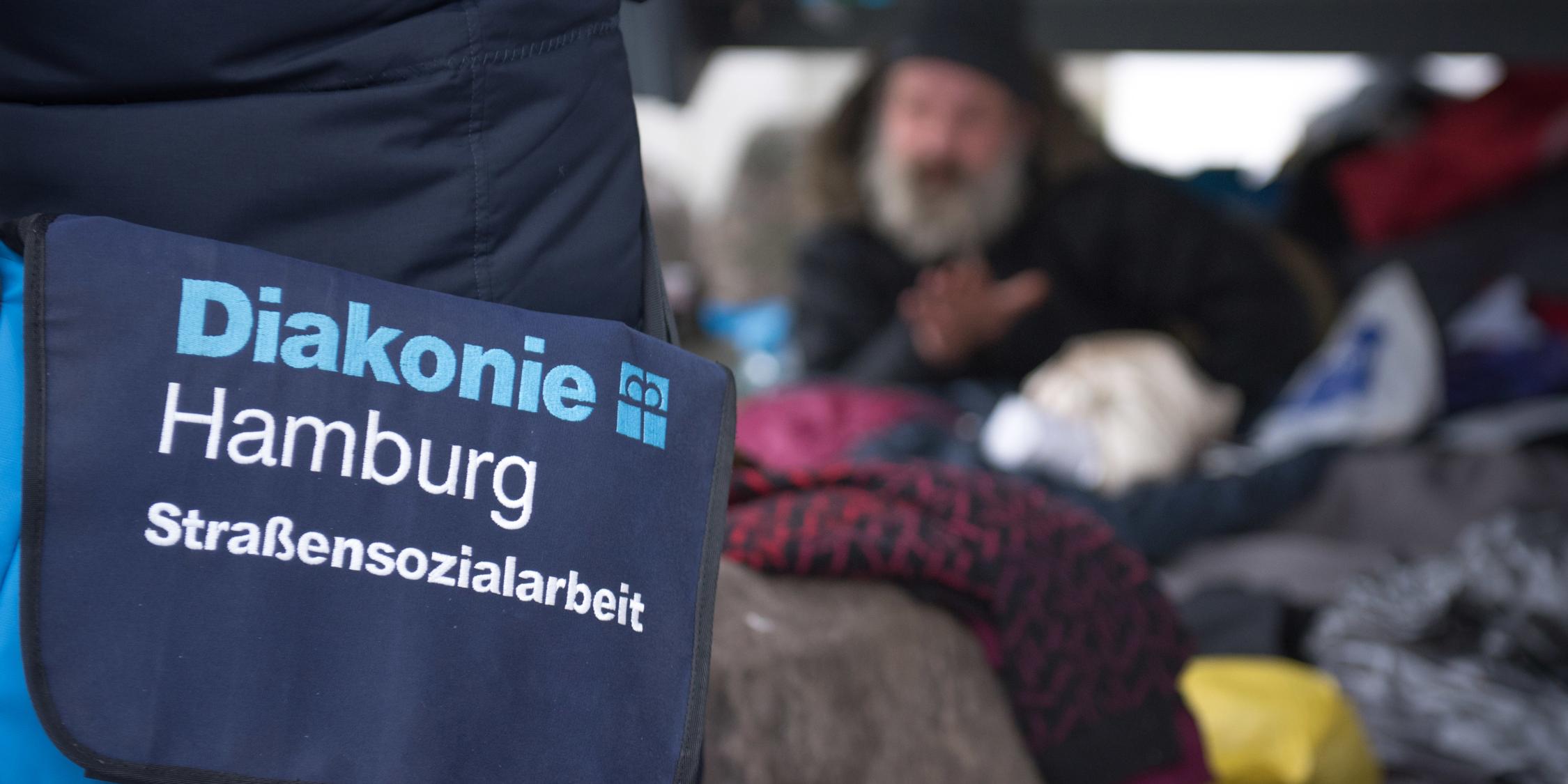Straßensozialarbeit der Diakonie Hamburg in der City
