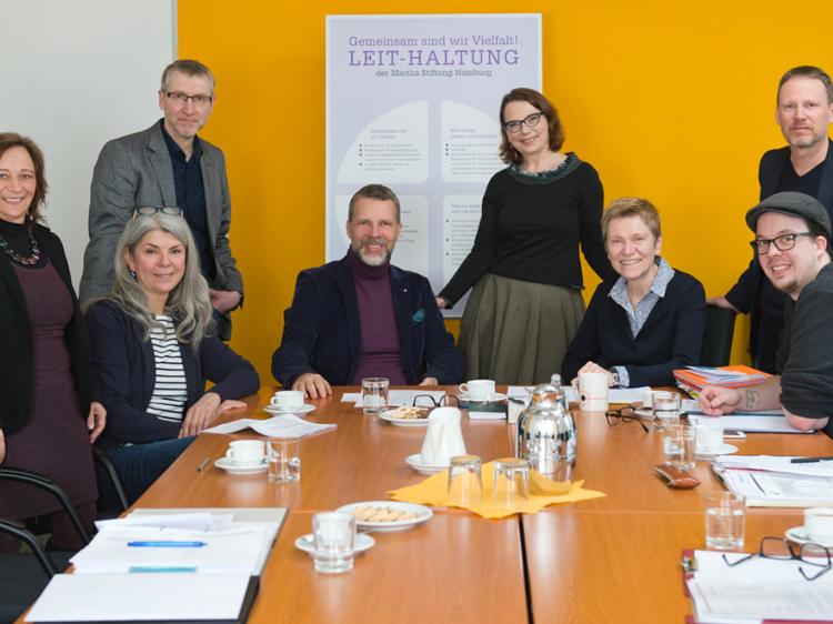 Beratungssituation mit Teilnehmer*innen